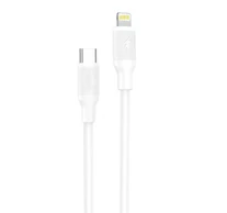 Foneng X80 USB-C-Lightning kábel, 27W, 1m (fehér)