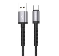 Foneng X83 USB to USB-C cable, 2.1A, 1m (black)
