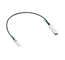 HPE Aruba Networking 50G QSFP56 to SFP56 0.65m DAC Cable hálózati kábel Fekete 0,65 M