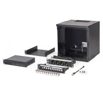 Digitus DN-49101-SET SOHO Pro hálózati készlet, 254 mm (10") - 6U, 315 x 300 mm (Sz x M)
