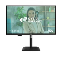 AOC Q27P4U számítógép monitor 68,6 cm (27") 2560 x 1440 pixelek Wide Quad HD Fekete