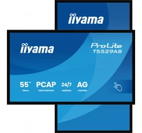 iiyama T5529AS-B1AG 55 hüvelykes All-In-One Interaktív Kijelző 3840x2160 4K UHD 4GB RAM 32GB Tárhely Android 14 2xHDMI+USB-C VESA 300x400