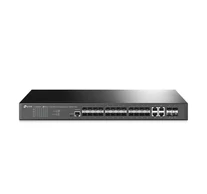 TP-Link JetStream TL-SG3428XF hálózati kapcsoló Vezérelt L2+ 1U Fekete