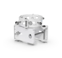 Ubiquiti UACC-Wave-AP-Micro-Mount Pole tartó, amely akár négy Wave AP Micro-t is támogat, hogy 360°-os lefedettséget biztosítson.