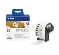 Brother DK-22225 címkéző szalag Fehéren fekete