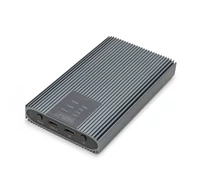 USB 3.1 Type-C ház/klónozó állomás M.2 NVMe SSD-khez 20 Gbps, alumínium, szerszám nélküli