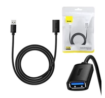 Baseus AirJoy Series USB 3.0 hosszabbítókábel, 1,5m (fekete)