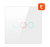 ZigBee Avatto LZTS02-EU-W3 Háromszoros semleges TUYA érintőkapcsoló (fehér)