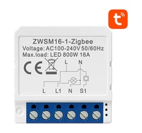 ZigBee Avatto ZWSM16-W1 TUYA intelligens aljzat kapcsoló