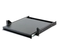 Techly I-CASE TRAY-5-BK 2U 400mm 19" rack kihúzható polc fekete