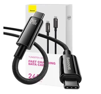 Baseus Tungsten Gold USB-C - USB-C kábel, 240W, 3m (fekete)