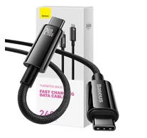 Baseus Tungsten Gold USB-C - USB-C kábel, 240W, 2m (fekete)