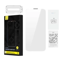 Baseus edzett üvegfólia, 0,4 mm, iPhone 13 Pro Max/14 Plus + tisztító készlet
