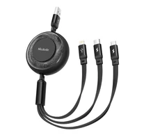 3in1 USB to USB-C / Lightning / Micro USB Cable, Mcdodo CA-3570, 1.2m (Black)