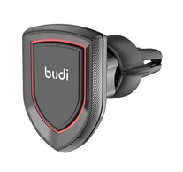 Mágneses autos tárgo Budi 521 szellőzőhöz, forgatható (fekete)