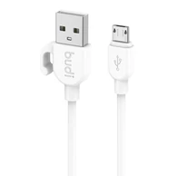 Kabel USB-A do micro USB Budi, 2.4A, 1m