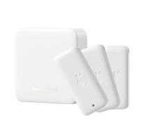 Intelligens vezérlőpanel + 3x SwitchBot Hub Mini hőmérséklet- és páratartalom érzékelő