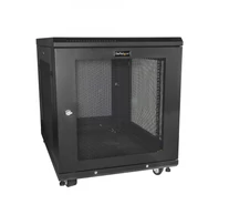 StarTech.com RK1233BKM állvány 12U Szabadonálló állvány Fekete