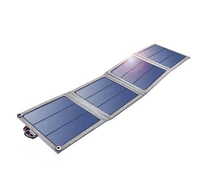 Choetech SC004 összecsukható napelemes töltő 14W, 1xUSB (szürke)
