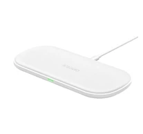 Choetech T535 dual fast wireless charger (white)