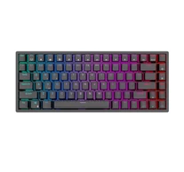 Royal Kludge RK84 RGB vezeték nélküli mechanikus billentyűzet, barna színű kapcsoló (fekete) (QWERTY)