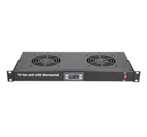 Extralink 19\" RACK MOUNT FAN PANEL (2 FANS) WITH THERMOSTAT Ventilátor panel