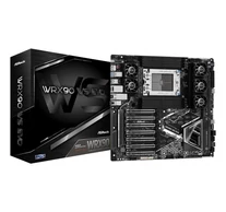 ASRock WRX90 WS EVO, 1xSKT LGA4844, AMD Threadripper PRO 9000, WRX90, SATA, NVMe, 2xM.2, 2x10GbE, IPMI