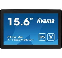 iiyama ProLite TF1633MSC-B1 számítógép monitor 39,6 cm (15.6") 1920 x 1080 pixelek Full HD Érintőképernyő Fekete