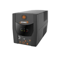 Infosec INF_661147 Backup Power Supply UPS X1+ 1300 IEC, 1300VA, 720W, 6× C13