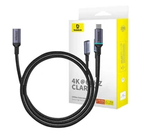 Baseus High Definition kábel 10Gbps, 1m (fekete)