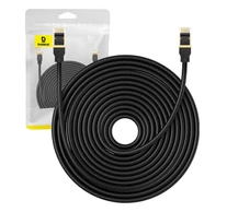 Baseus Ethernet RJ45 hálózati kábel Cat.8, 40 Gbps, 20m (fekete)