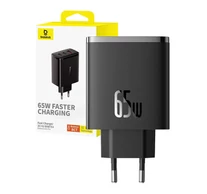 Baseus OS-Cube Pro töltő 2xUSB-C + USB, 65W (fekete)
