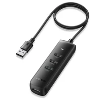 UGREEN CM416 4 az 1-ben USB-4x USB adapter 1m (fekete)