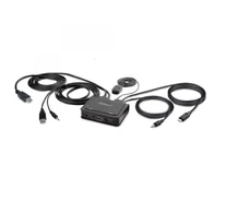 StarTech.com C2-H46-UAC-CBL-KVM KVM kapcsoló Fekete
