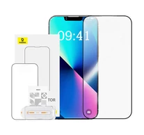 Baseus Crystalline Anti-Glare kijelzővédő edzett üveg iPhone 12 ProMax