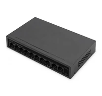 Digitus DN-95357 hálózati kapcsoló Fast Ethernet (10/100) Ethernet-áramellátás (PoE) támogatása Fekete
