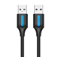 USB 2.0 kábel Vention COJBH 2A 2m Fekete PVC