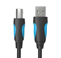 Printer Cable USB 2.0 A do USB-B Vention VAS-A16-B1000 10m Black