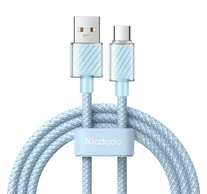 Cable USB-A to USB-C Mcdodo CA-3654, 100W, 2m (blue)