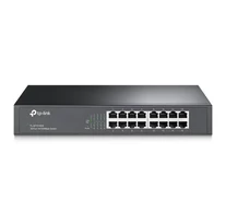 TP-Link TL-SF1016DS hálózati kapcsoló Beállítást nem igénylő (unmanaged) Fast Ethernet (10/100) 1U Fekete
