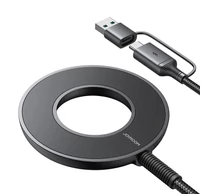 Joyroom JR-WQM03 mágneses töltő, USB + USB-C, 1,2m (fekete)