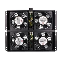 Extralink 4 WAY FAN UNIT WITH 2M EU PLUG Hűtőventilátor