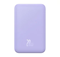 Baseus Mágneses Mini Powerbank, 5000mAh, 20W (lila)