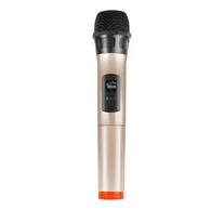 Vezeték nélküli dinamikus mikrofon UHF PULUZ PU628J 3.5mm (arany)
