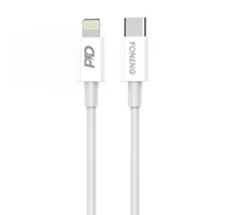Foneng X31 USB-C-Lightning kábel, 20W, 1m (fehér)
