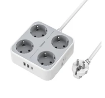 TESSAN Power strip TS-302-C-GR