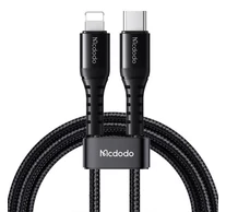 Kábel USB-C villám Mcdodo CA-5630, 36W, 0.2m (fekete)