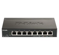 D-Link DGS-1100-08PV2 hálózati kapcsoló Vezérelt L2/L3 Gigabit Ethernet (10/100/1000) Ethernet-áramellátás (PoE) támogatása Fekete