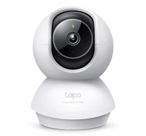 TP-Link Tapo C230 Izzó IP biztonsági kamera Beltéri 2880 x 1620 pixelek Mennyezeti/asztali