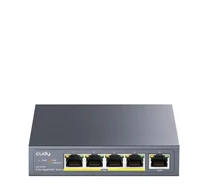 Cudy GS1005P hálózati kapcsoló Gigabit Ethernet (10/100/1000) Ethernet-áramellátás (PoE) támogatása Szürke